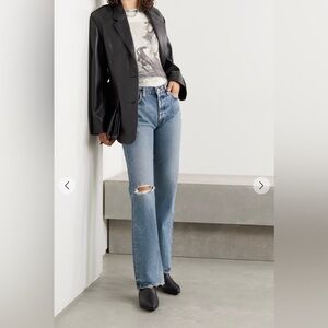 GOLDSIGN - Nineties distressed high-rise bootcut jeans
